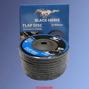 فلاپ سنباده بزرگ 180 میلیمتر بلک هورس black horse گرید 80
